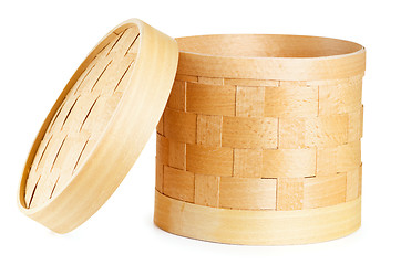 Image showing Birch bark container