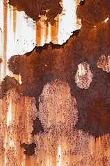 Image showing rusty steel plate