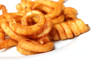 Image showing curly fries