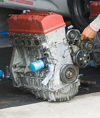 Image showing Car engine
