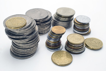 Image showing Stacks of coins.