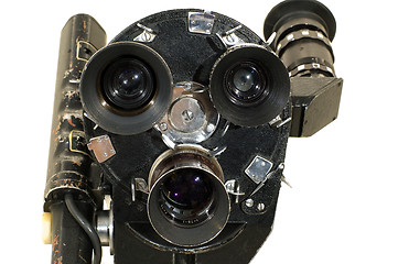 Image showing Professional 35 mm the movie camera.