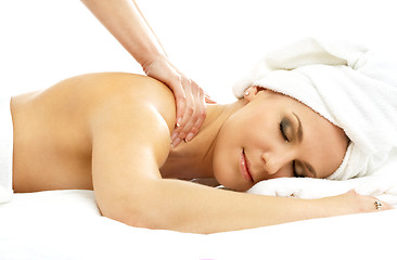 Image showing professional massage