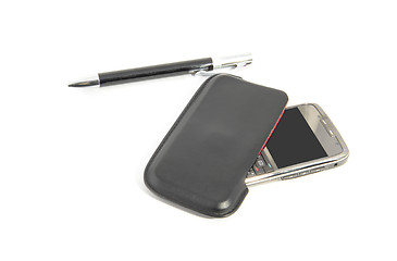 Image showing cell phone with pen