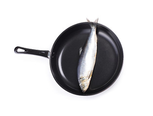 Image showing fish on pan