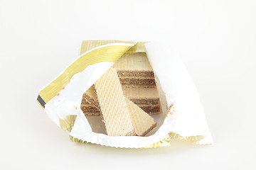 Image showing Wafers are isolated on a white background.