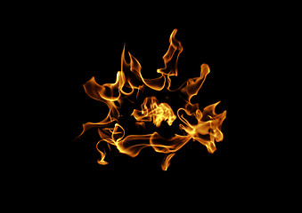 Image showing fire on a black background