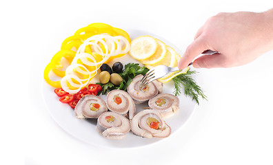 Image showing taste fresh fish