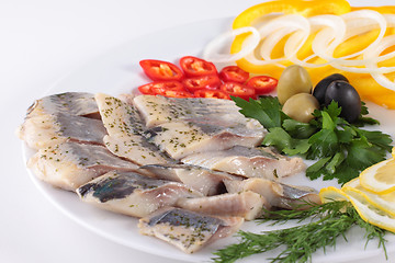 Image showing fresh fish on dish