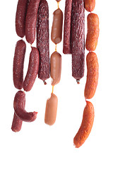 Image showing fresh composition with meat isolated