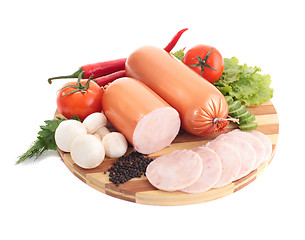 Image showing sausage with delicios composition