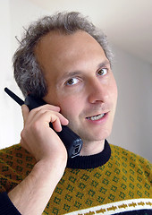 Image showing Man on the phone