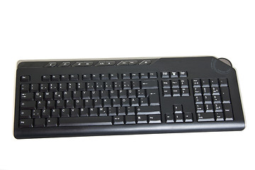 Image showing Computer keyboard isolated on white