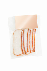 Image showing sliced fat packaged