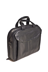 Image showing Luxury business black briefcase