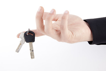 Image showing hand with keys