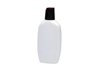 Image showing Shampoo bottle on the white backgrounds