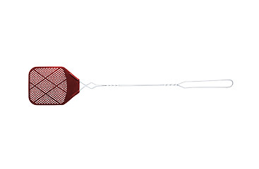 Image showing red fly swat isolated over white