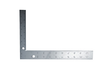 Image showing Metal angle on a white background