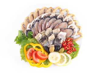 Image showing various herring