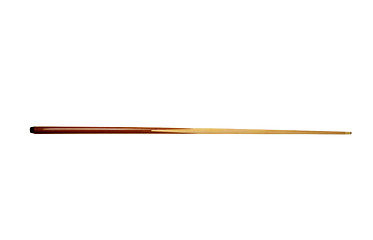 Image showing Pool  cue isolated on the white