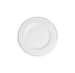 Image showing Plate isolated on the white background