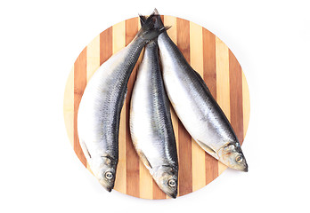 Image showing fish on kitchen board