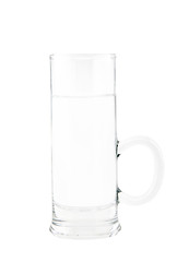 Image showing Glass of fresh and clear water