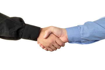 Image showing Businessmen shaking hands