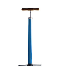Image showing Bicycle air pump isolated on a white background