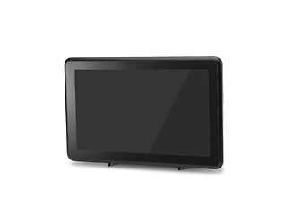 Image showing Modern widescreen lcd tv monitor