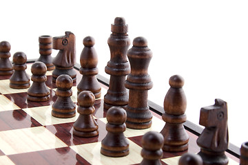 Image showing pieces on chess board