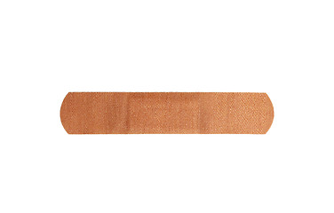 Image showing A bandaid isolated on white background