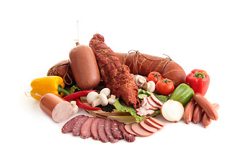 Image showing Various kinds of meat