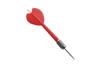 Image showing Game darts. It is isolated on a white