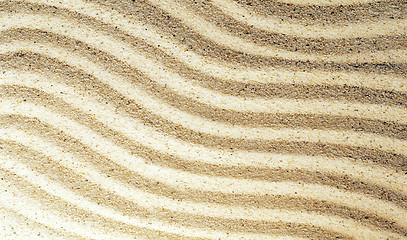 Image showing close up view beach sand background