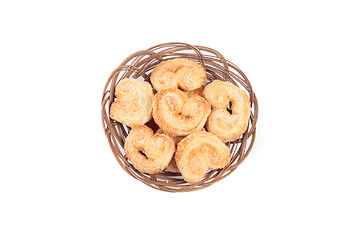 Image showing Dutch cookie in basket