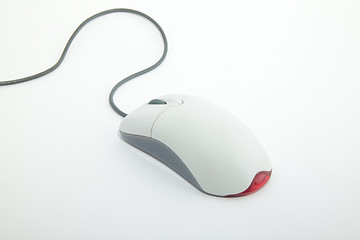 Image showing computer mouse with cable