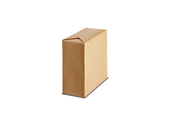 Image showing the cardboard box isolated on white background