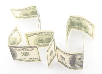 Image showing dollars isolated