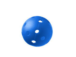Image showing Blue Ball isolated on a white background