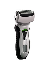 Image showing Electric shaver place on white background