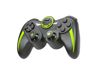 Image showing Game pad on white background