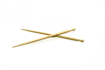 Image showing drum sticks isolated on white