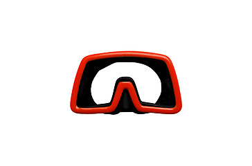 Image showing red Diving mask