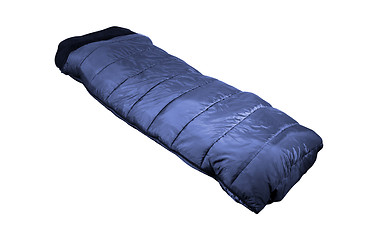 Image showing Sleeping bag used to keep warm on camping trips