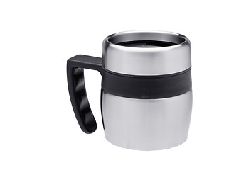 Image showing thermos mug isolated