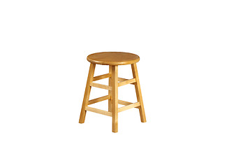 Image showing Small Stool in white background