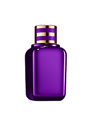 Image showing purple parfume isolated