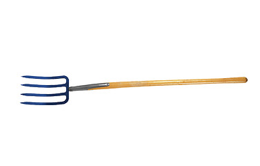 Image showing Pitchfork shot over white background